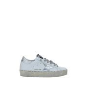 White Calf Leather Bos Taurus Low Top Sneakers