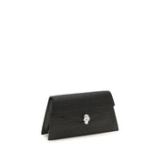 Black Calf Leather Bos Taurus Clutch Bag