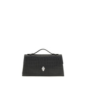Black Calf Leather Bos Taurus Handbag