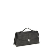 Black Calf Leather Bos Taurus Handbag