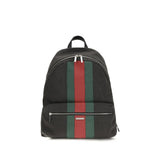 Black Fabric Backpack