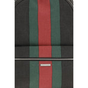 Black Fabric Backpack