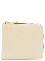 Beige Cowhide Cardholder