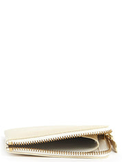 Beige Cowhide Cardholder