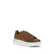 Alexander McQueen Brown Calf Leather Bos Taurus Chunky Sneakers