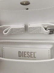 Diesel White Cowhide Handbag