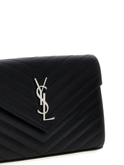 Saint Laurent Black Calfskin Clutch Bag