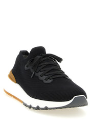 Brunello Cucinelli Black Polyethylene Athletic Sneakers