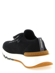 Brunello Cucinelli Black Polyethylene Athletic Sneakers