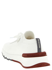 Brunello Cucinelli White Polyethylene Athletic Sneakers