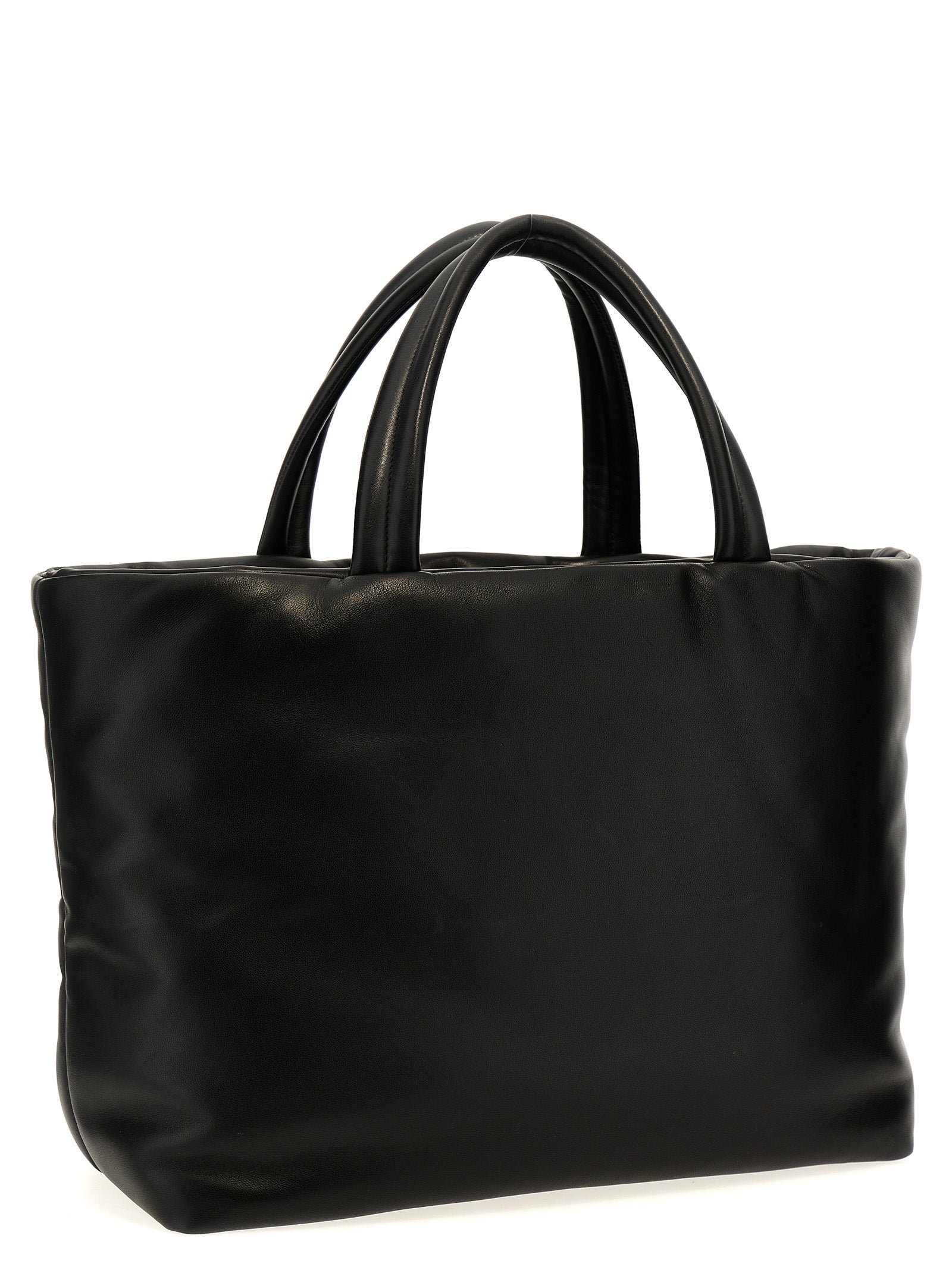 Black Lamb Leather Tote Bag