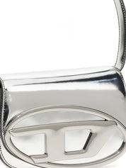 Silver Cowhide Shoulder Bag