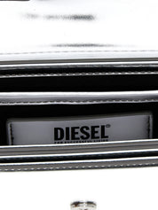 Silver Cowhide Shoulder Bag