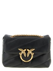 Black Lamb Leather Crossbody Bag