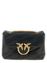 Black Lamb Leather Crossbody Bag