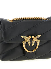 Black Lamb Leather Crossbody Bag