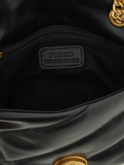 Black Lamb Leather Crossbody Bag