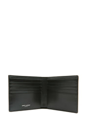 Saint Laurent Black Leather Wallet
