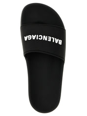 Balenciaga Bicolor Plastic Slides