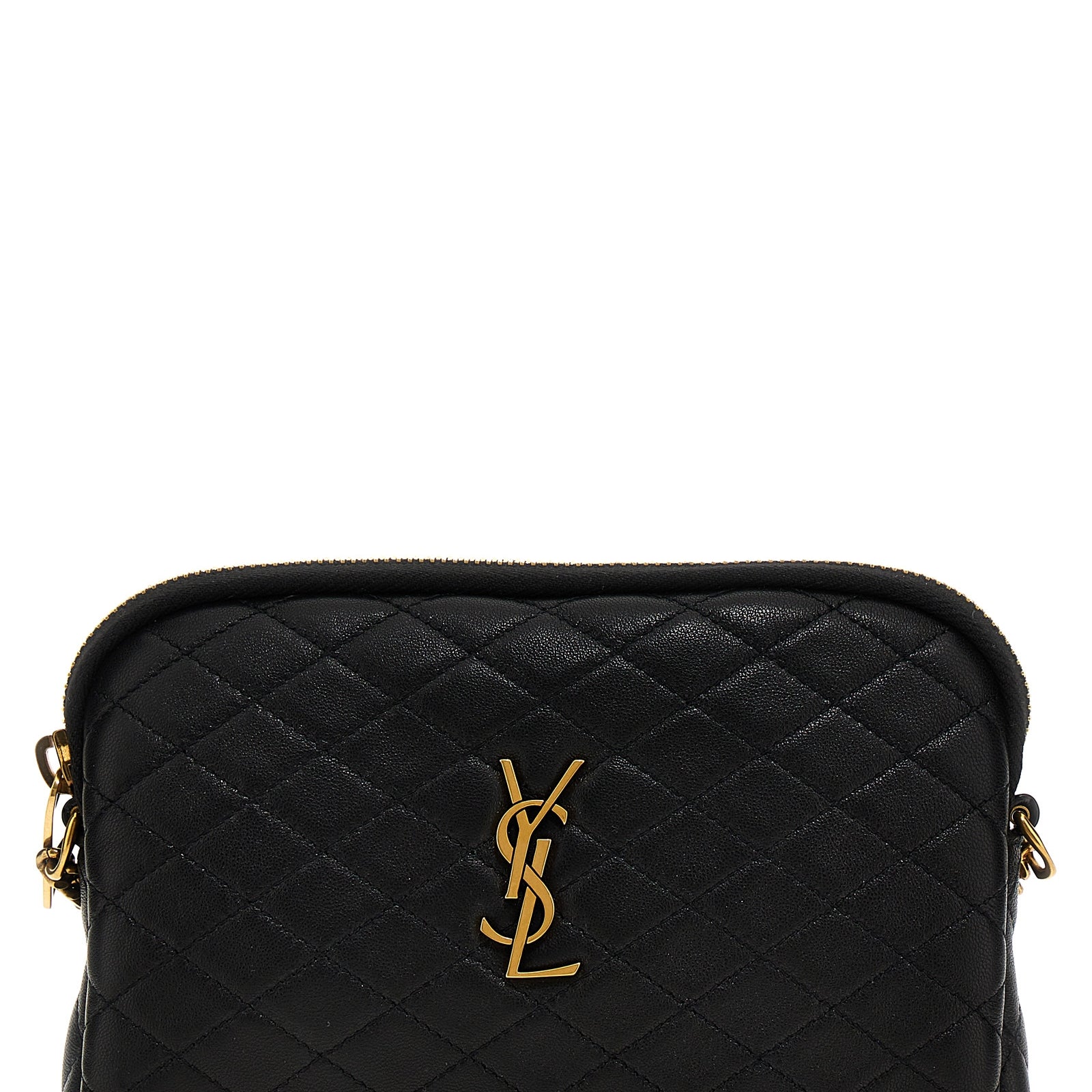 Saint Laurent Black Lamb Leather Crossbody Bag Saint Laurent