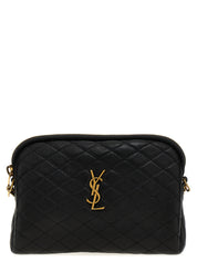 Saint Laurent Black Lamb Leather Crossbody Bag