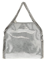 Silver Polyester Handbag
