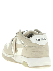 Beige Calfskin Low Top Sneakers