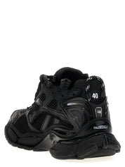 Balenciaga Black Polyester Athletic Sneakers