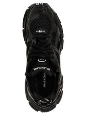 Balenciaga Black Polyester Athletic Sneakers