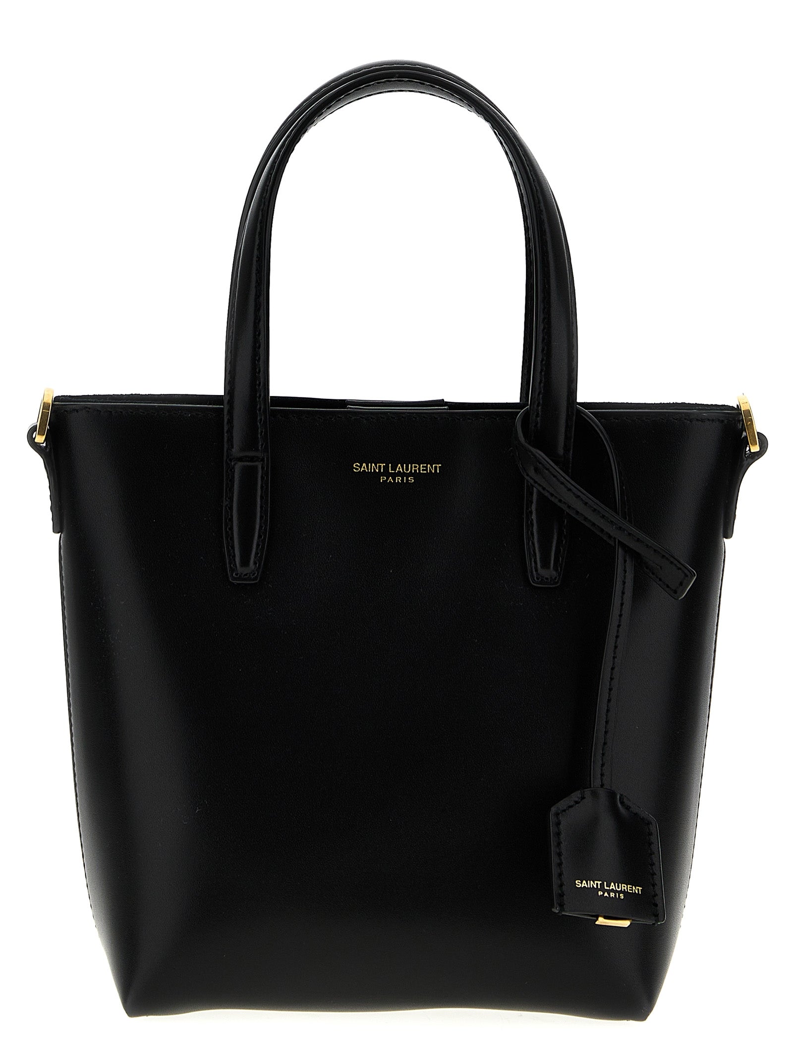 Black Calfskin Tote Bag