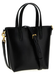 Black Calfskin Tote Bag