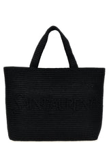 Black Viscose Tote Bag