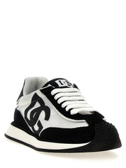 Dolce & Gabbana Bicolor Calfskin Athletic Sneakers