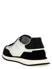 Dolce & Gabbana Bicolor Calfskin Athletic Sneakers