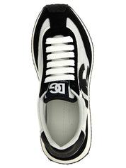 Dolce & Gabbana Bicolor Calfskin Athletic Sneakers