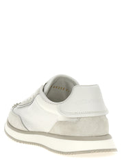 Dolce & Gabbana White Calfskin Athletic Sneakers