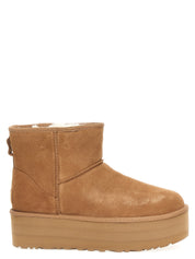 UGG Brown Cowhide Ankle Boots