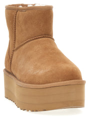UGG Brown Cowhide Ankle Boots