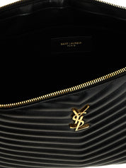 Saint Laurent Black Calfskin Clutch Bag