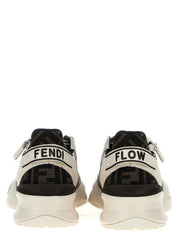Fendi Multicolor Calf Leather Bos Taurus Athletic Sneakers