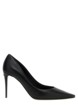 Black Lamb Leather High Heel Pumps