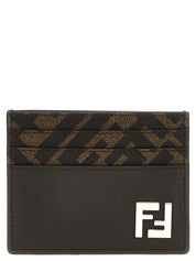 Brown Calf Leather Bos Taurus Cardholder