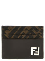 Brown Calf Leather Bos Taurus Cardholder