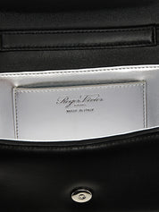 Black Lamb Leather Handbag