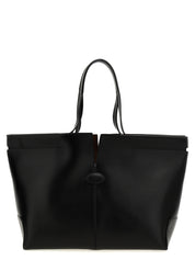 Black Calfskin Tote Bag
