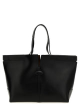 Black Calfskin Tote Bag