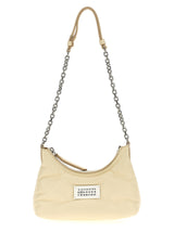 White Lamb Leather Shoulder Bag