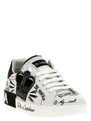 Bicolor Calfskin Sneakers