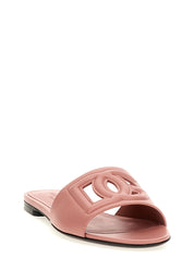 Dolce & Gabbana Multicolor Calfskin Slides