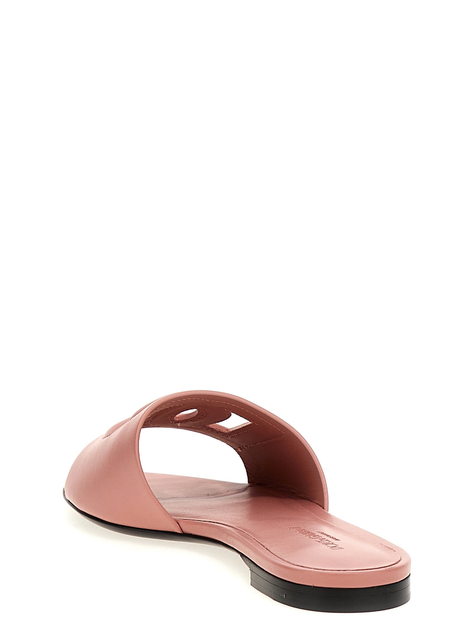 Dolce & Gabbana Multicolor Calfskin Slides